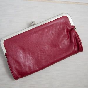 Red Boho Clutch Wallet